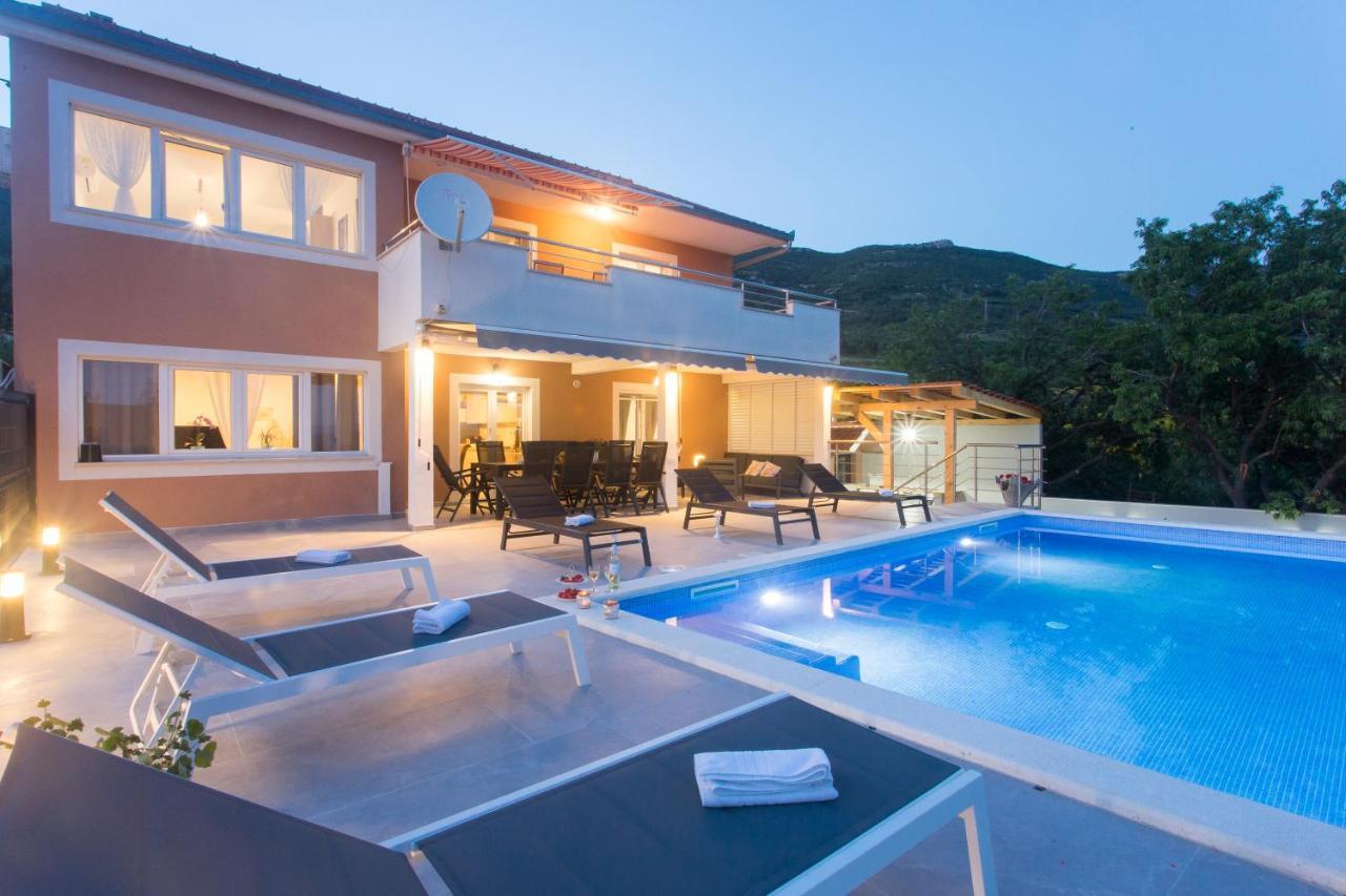 Villa Ivano With Sea&Mountain View Kaštel Stari Exteriör bild
