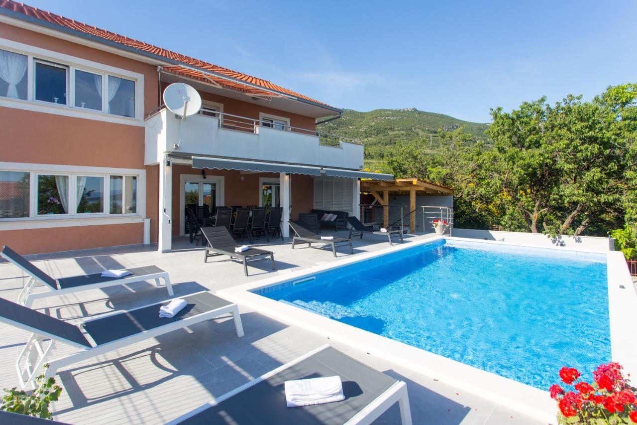 Villa Ivano With Sea&Mountain View Kaštel Stari Exteriör bild